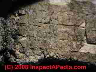 Paint lab Photograph of sample of failed paint